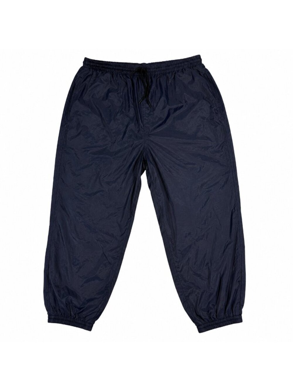 Bill Blass Menswear Men’s Large Navy Nylon Windbreaker Track Pants Elastic Waist